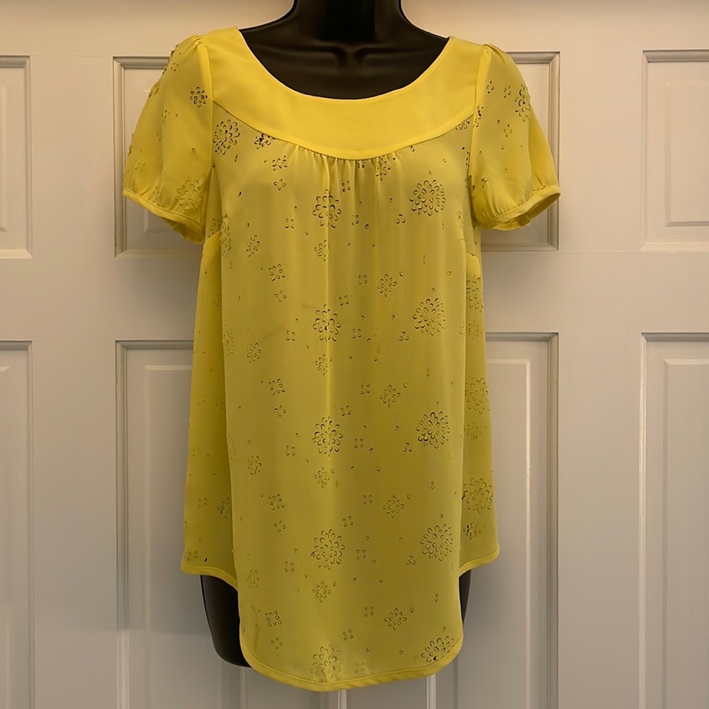 Anthropologie Vanessa Virginia cutout blouse